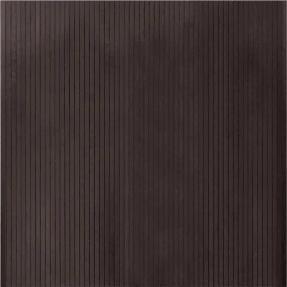 vidaXL Covor dreptunghiular, maro închis, 100x100 cm, bambus