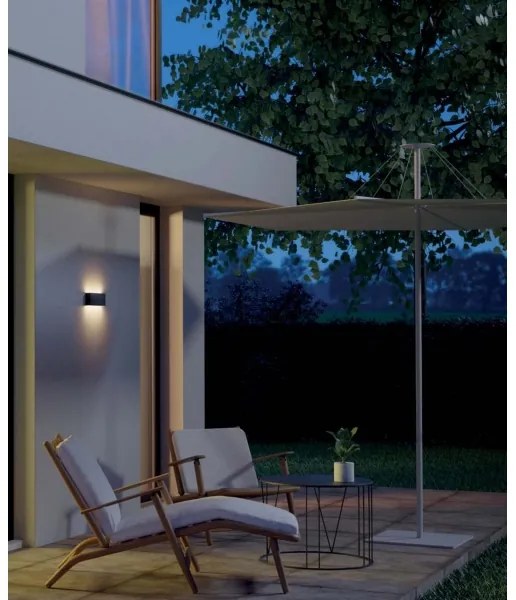 Aplică LED de exterior KAMAL LED/4,4W/230V 3000K IP54 gri Redo 90376