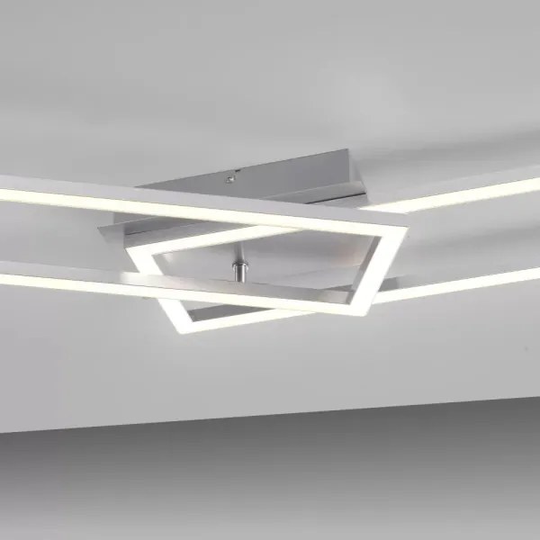 Lustră LED aplicată dimabilă IVEN 2xLED/18W/230V Leuchten Direkt 14691-55 + telecomandă