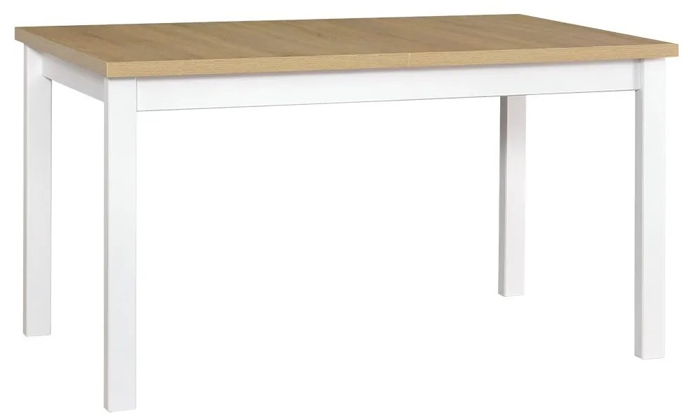Masă extensibilă Luca 80 x 140+180 II (Stejar grandson L) (Alb). 1059245