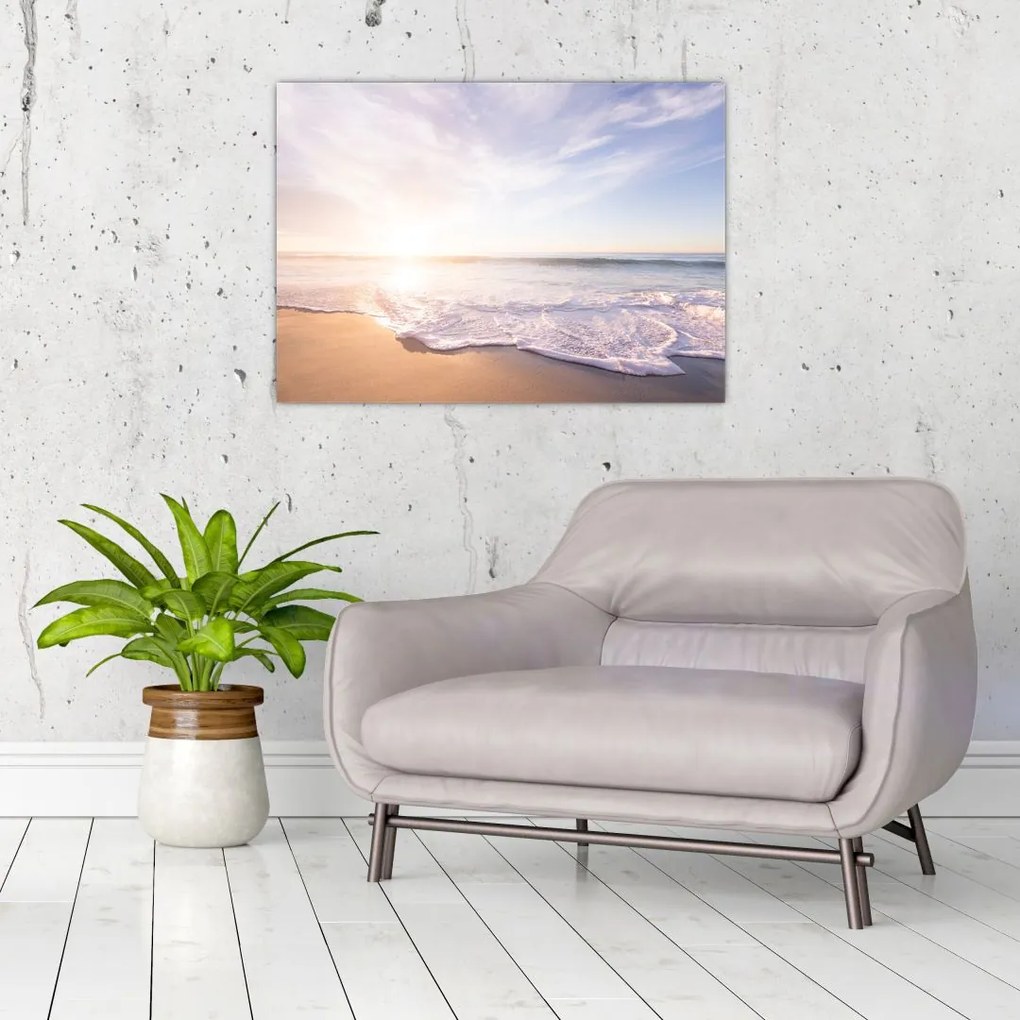 Tablou cu plaja cu nisip (70x50 cm)