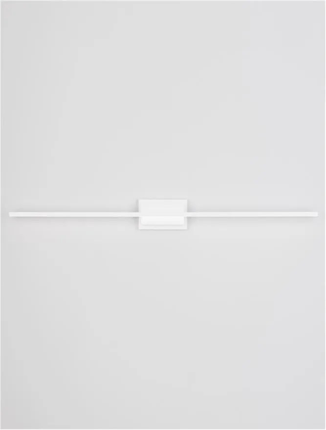 Aplica LED pentru oglinda / tablou AZURE alba L-120,5cm