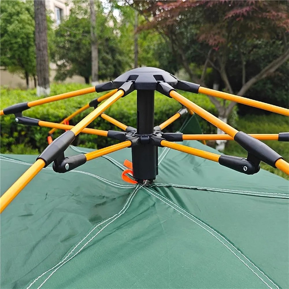 Cort pentru 3 persoane 2x2x1,35m, verde