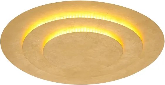 Globo 48465-40 - Plafonieră LED HEDA LED/40W/230V 3000K Ø 49 cm auriu
