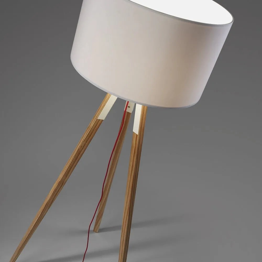 Lampadar Kave Home Uzagi, alb