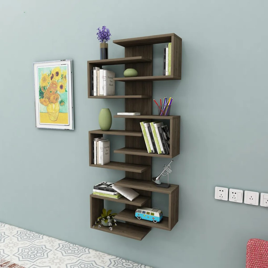 Bibliotecă Lotus Walnut