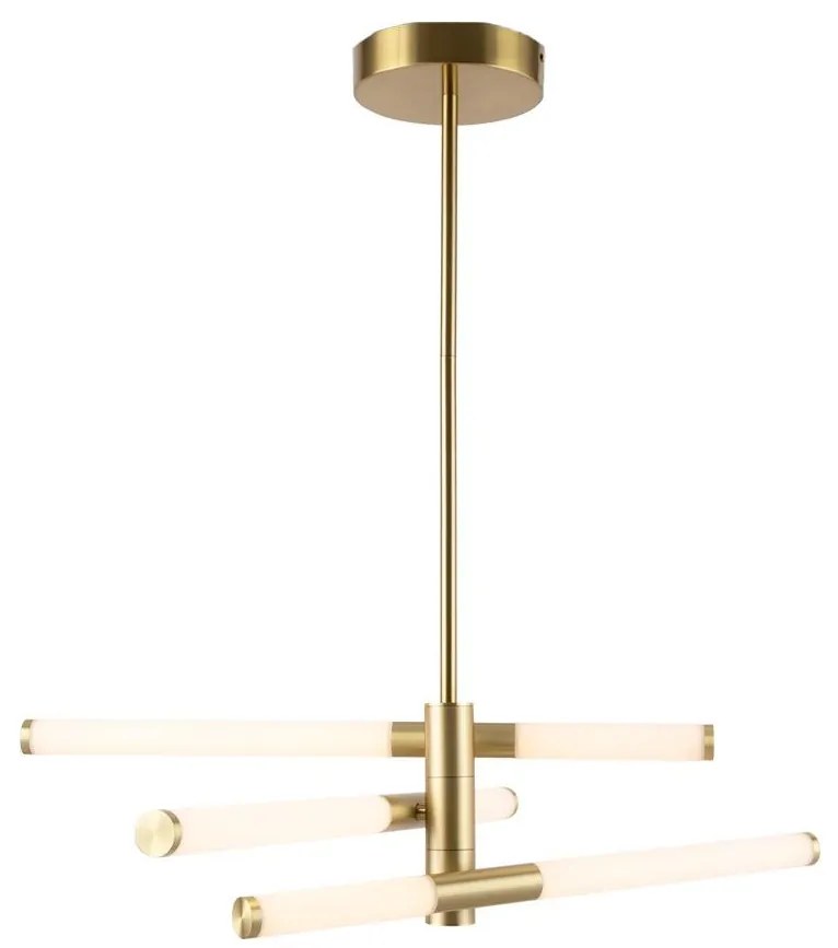 Maytoni MOD106PL-L28G3K - Lustră LED pe tijă AXIS LED/28W/230V, auriu