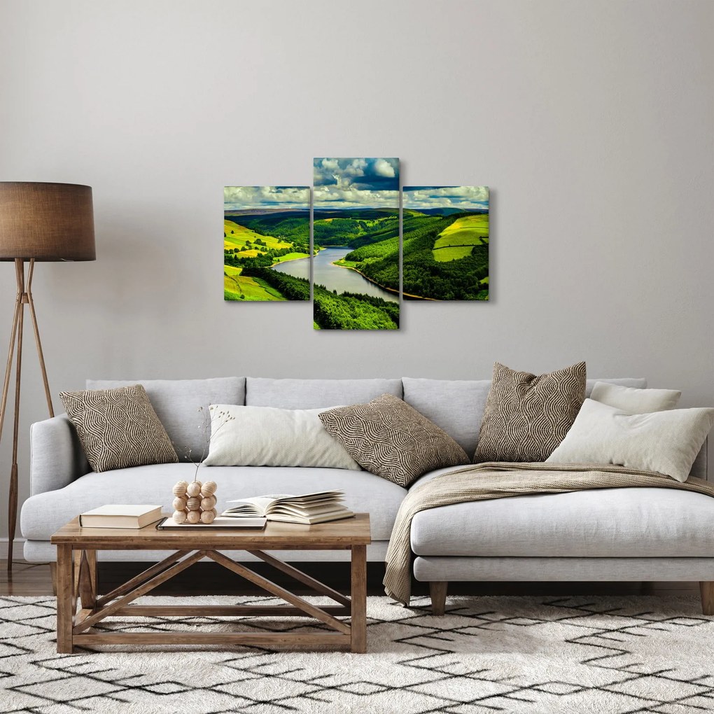 Tablou - Peisaj verde (90x60 cm)