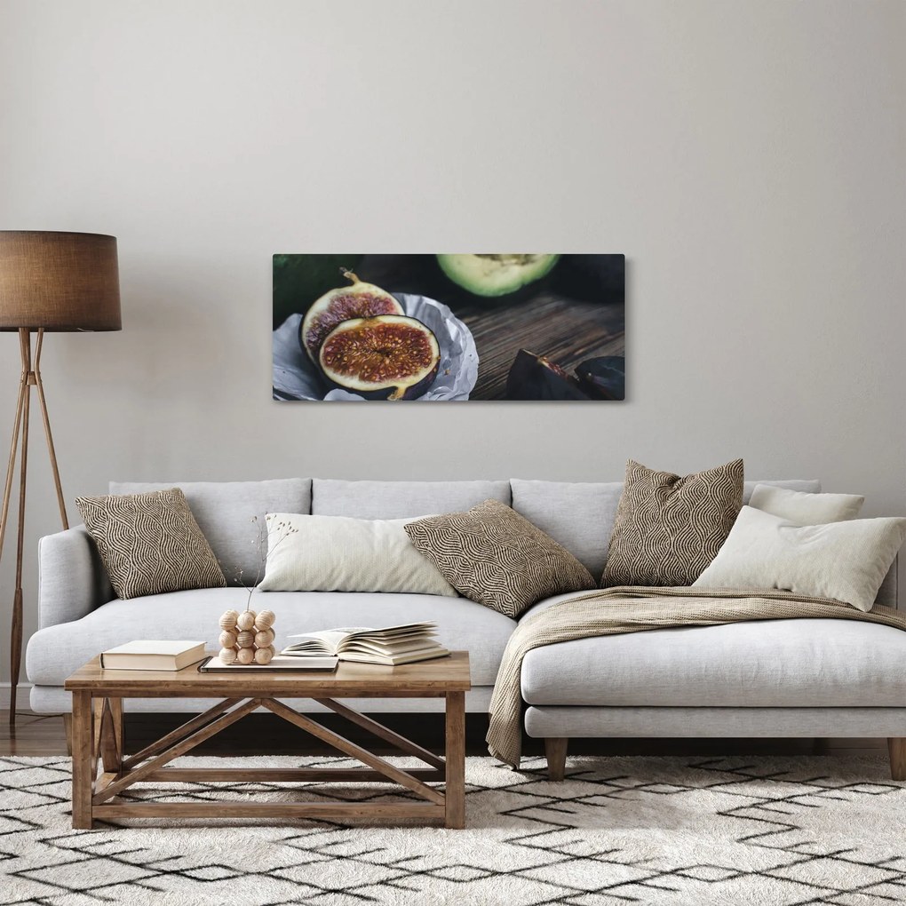 Tablou cu fistic și avocado (120x50 cm)