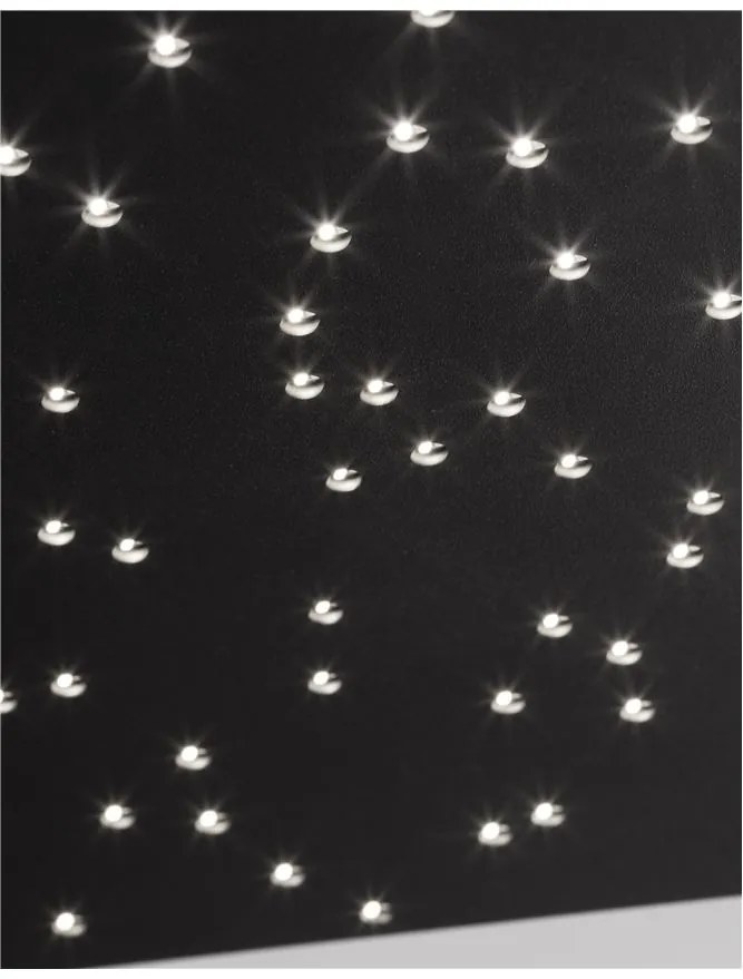 Plafoniera LED dimabila design cer înstelat CIELO negru NVL-9180382