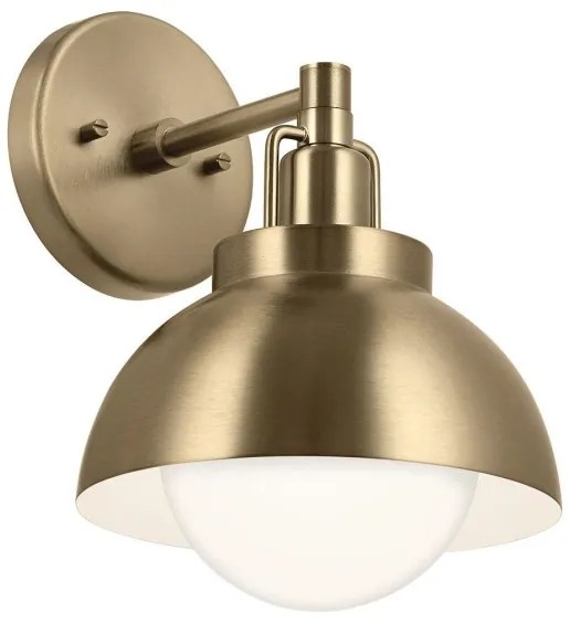 Lampă de perete Kichler KL-NIVA-1W-1P-CPZ NIVA 1xE27/40W/230V alamă