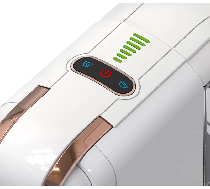 Espressor cafea macinata si capsule 8in1 Oliver Voltz OV51171M8R, 1450W, 19 bar, Alb/Auriu