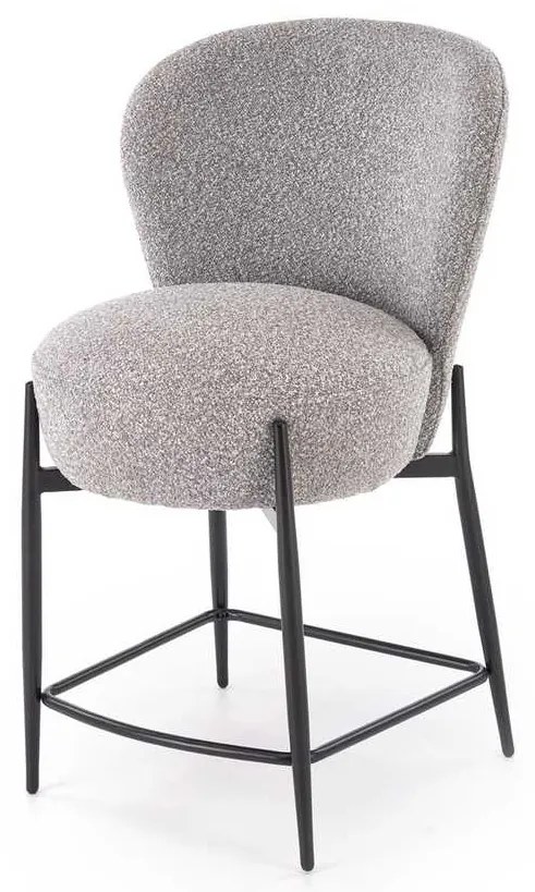 Scaun de bar Ainara, gri