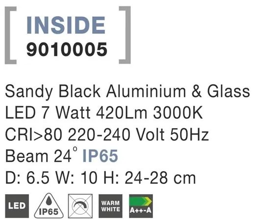 Tarus cu proiector LED iluminat exterior IP65 INSIDE NVL-9010005