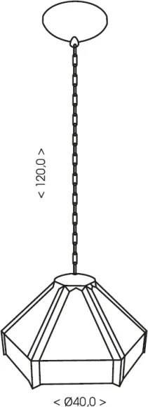 BRILAGI - lustru Tiffany din vitralii, suspendat pe lanț EMERALD 1xE27/60W/230V Ø 40 cm