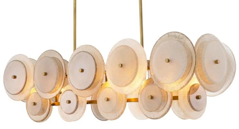 Candelabru design LUX, Sticla, Fumuriu, Hyde