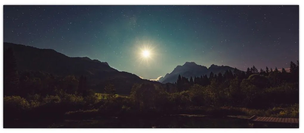 Tablou - cerul nocturn (120x50 cm)
