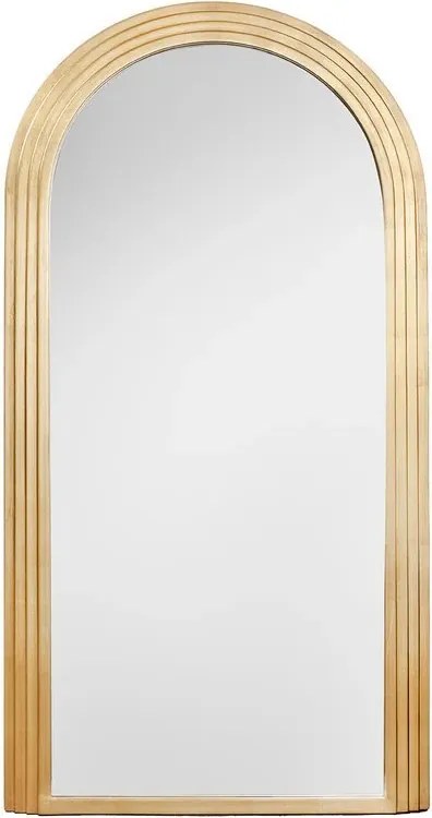 Oglinda de perete decorativa Art Deco 160cm, auriu