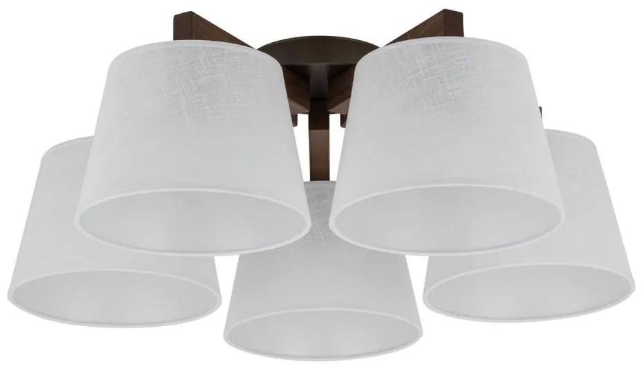 Brilagi - Lustră aplicată LATTE 5xE27/15W/230V pin/alb