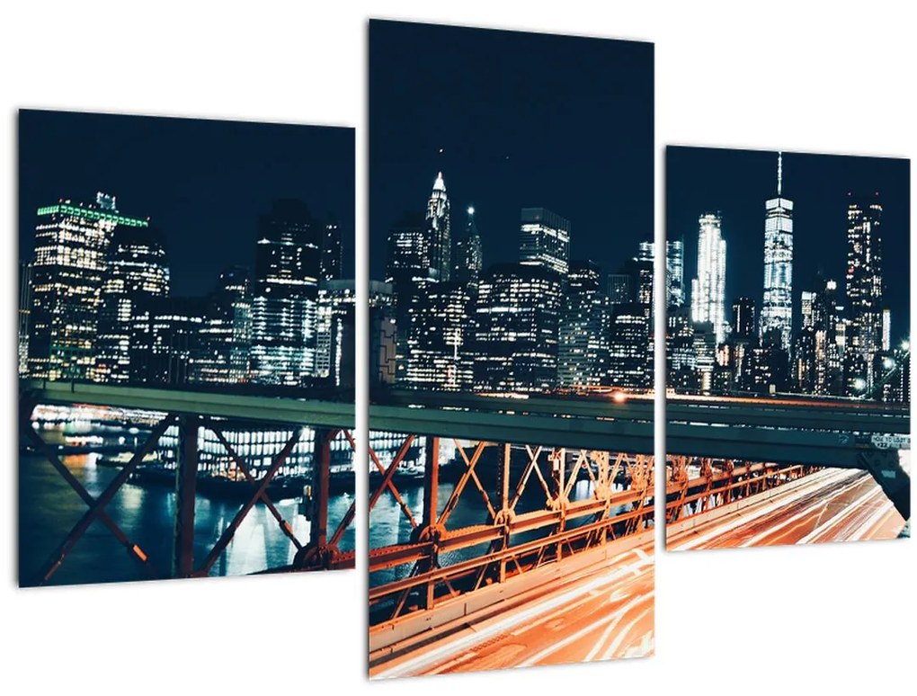 Tablou - Oraș de noapte (90x60 cm)