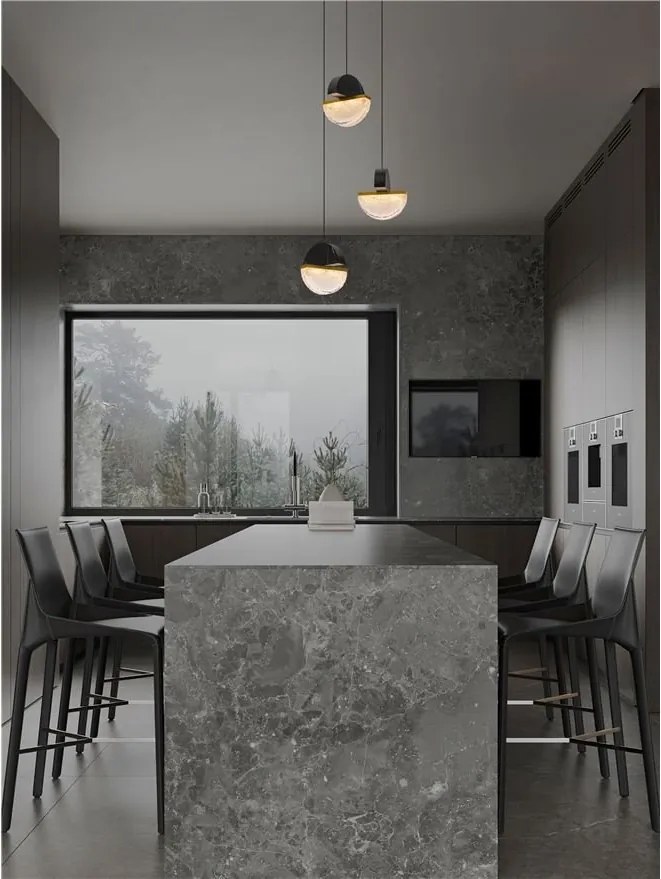 Lustra decorativa cu 3 pendule LED 3000K DORIN