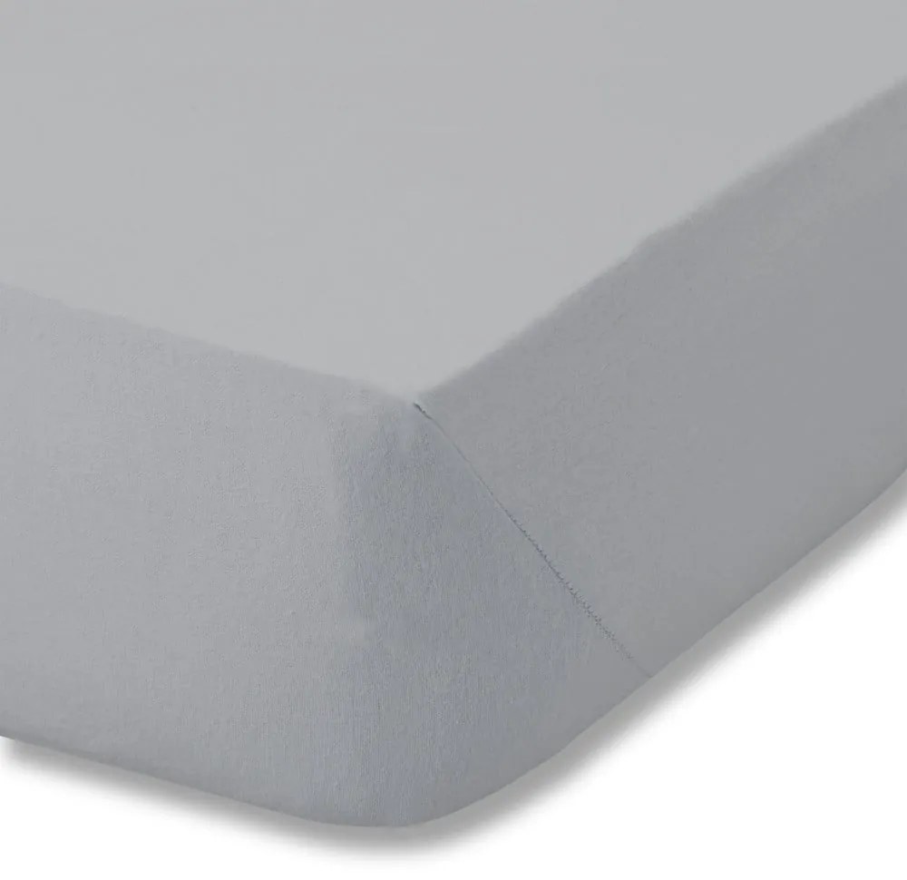 Cearceaf gri din bumbac 90x190 cm – Catherine Lansfield