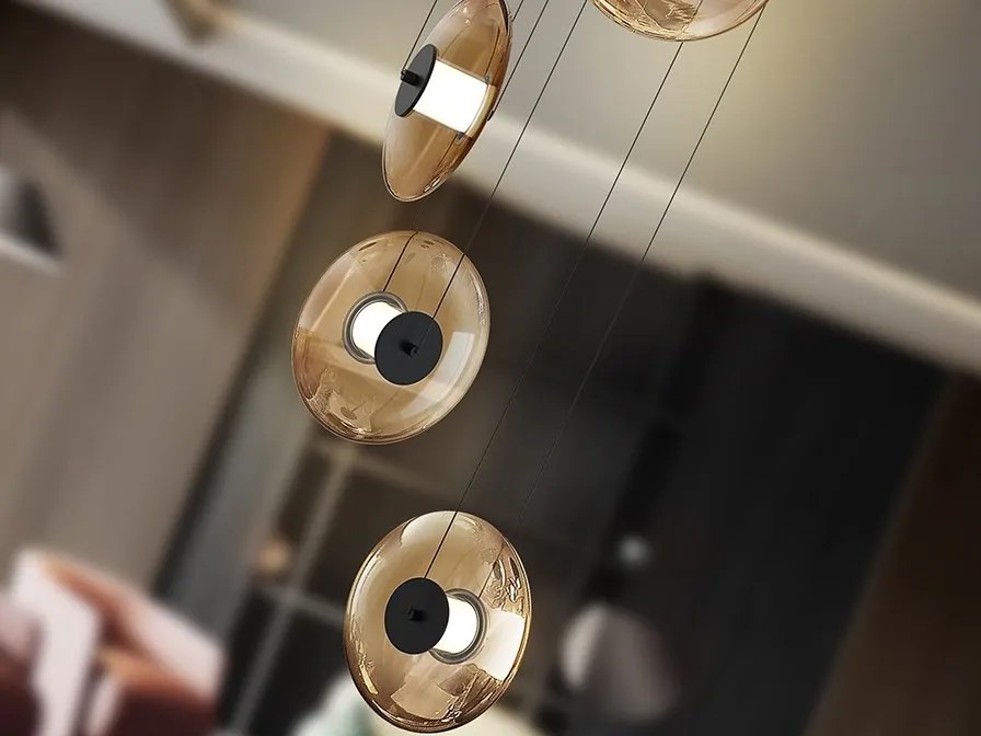 Lustra LED suspendata design modern Diabolo 5L