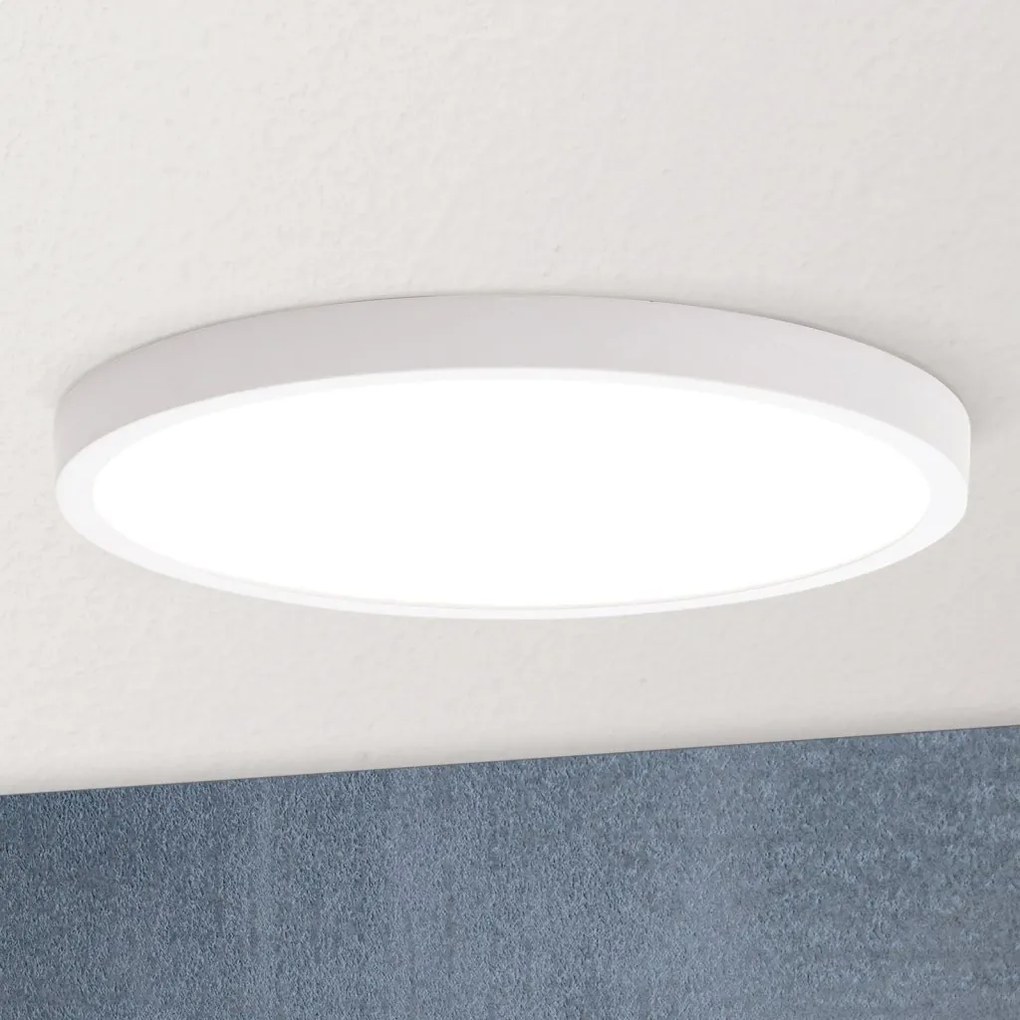 Plafoniera LED design slim LERO D-30cm 3000K alba