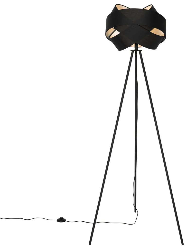 Lampa de podea modernă neagră - Cloth