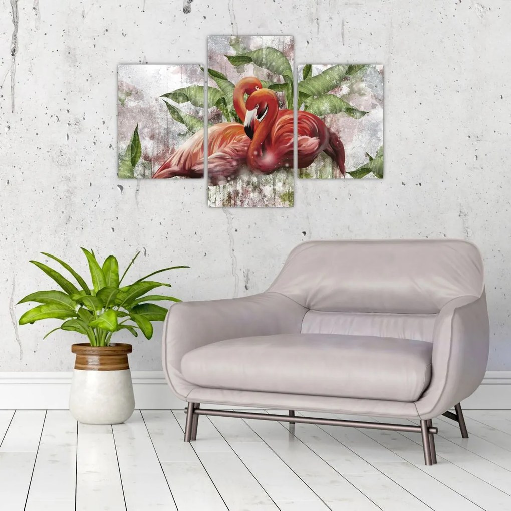 Tablou - Flamingo (90x60 cm)