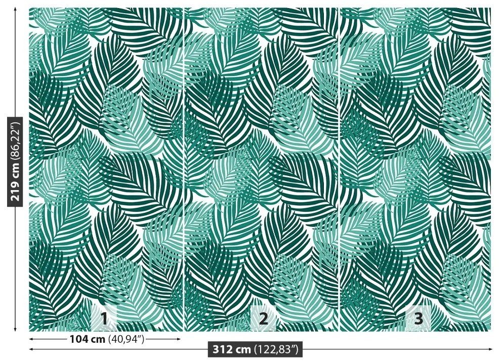 Fototapet Frunze tropicale