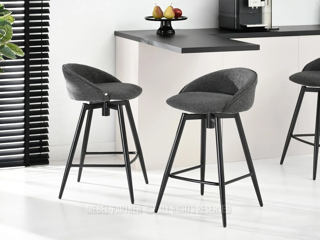 Scaun Ignis (grafit închis + negru). Promo -18%. 1110699