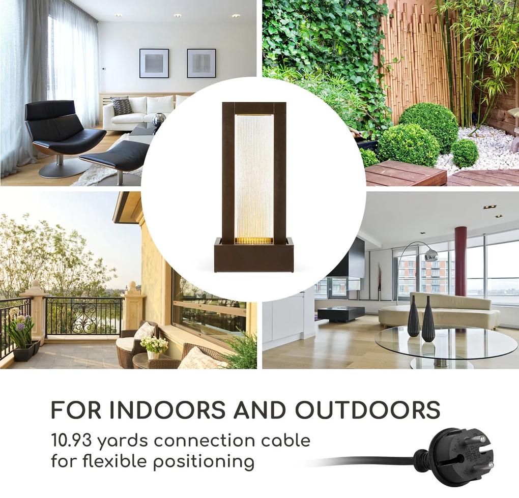 Skyriver, fântână de grădină, fântână de interior, interior și exterior, LED, cablu de 10 m