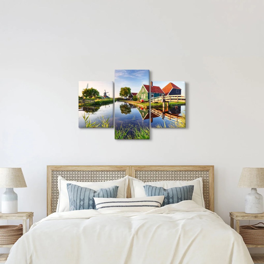 Tablou cu mori din Olanda (90x60 cm)