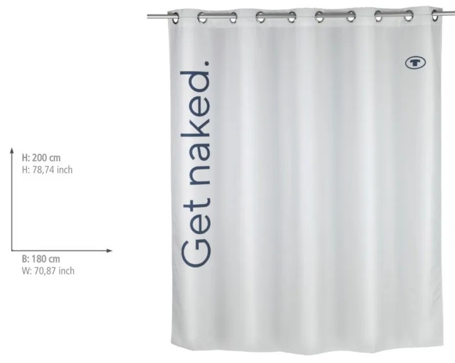 Perdea de duș 180x200 cm Tom Tailor Get Naked – Wenko
