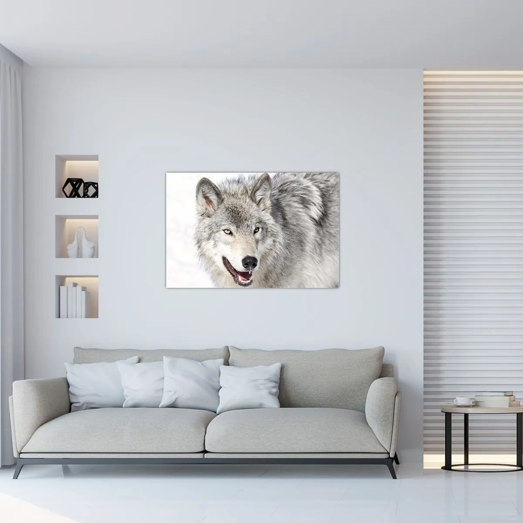 Tablou - Lupul în natură (90x60 cm)