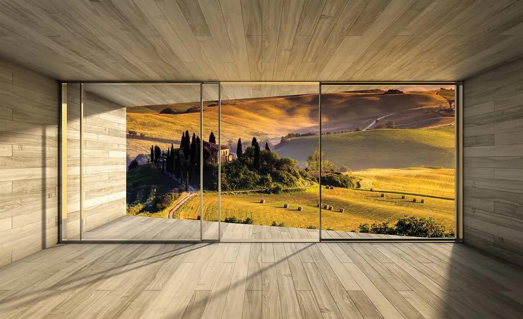 Fototapet - Privire - Toscania (254x184 cm), în 8 de alte dimensiuni noi