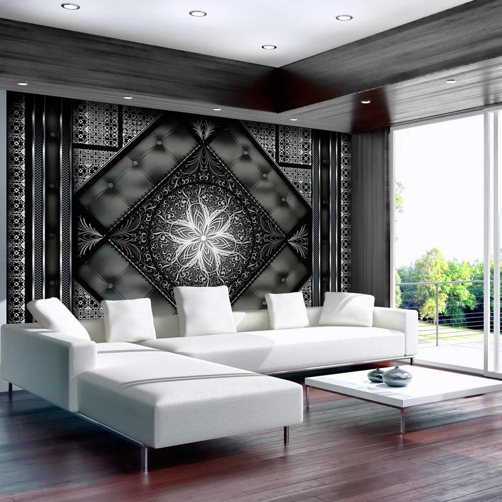 Fototapet Bimago - Black mosaic + Adeziv gratuit 400x280 cm