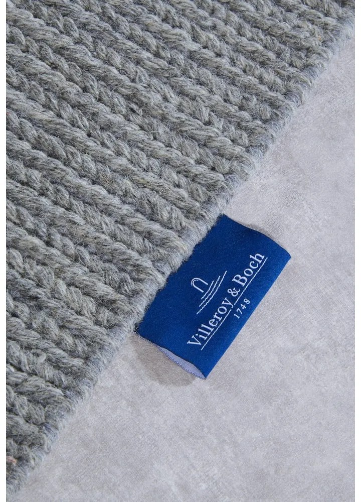 Covor gri țesut manual din lână 80x150 cm Francois – Villeroy&amp;Boch