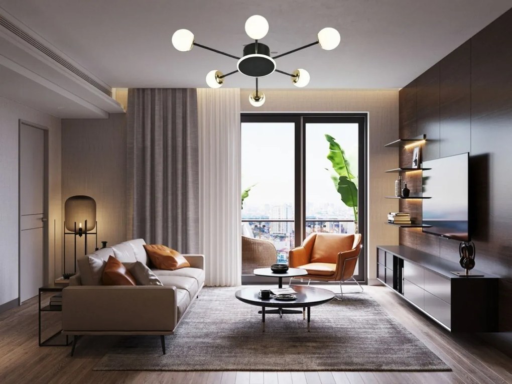 💡 Lustra LED 73058/6 – Modernă, Reglabilă, Eficientă