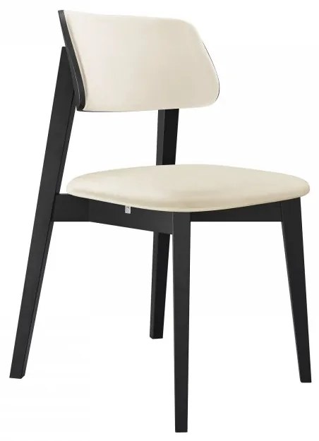 Scaun sufragerie KD 63 C (Negru + crem) . 1103442