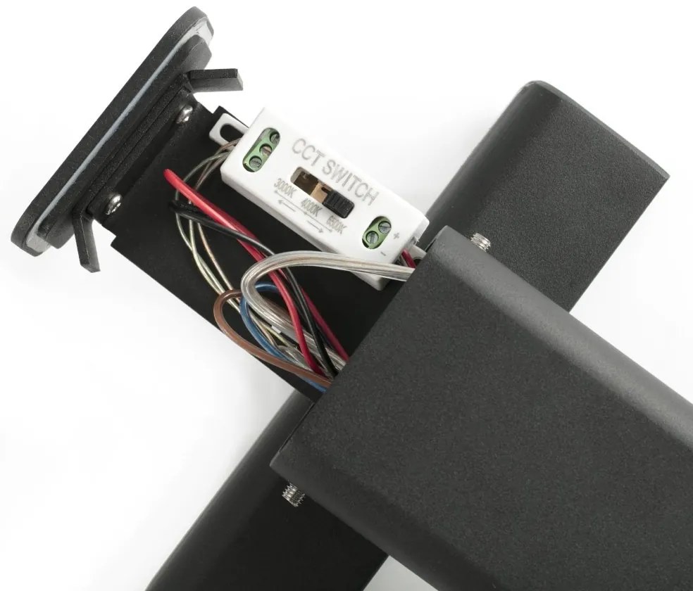 Stalp LED de exterior design modern IP65 BALIC 39cm Black