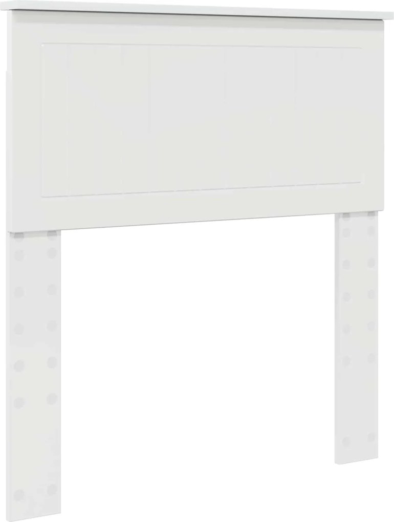 vidaXL Tăblie cap Alb Lucios 80 cm Lemn compozit