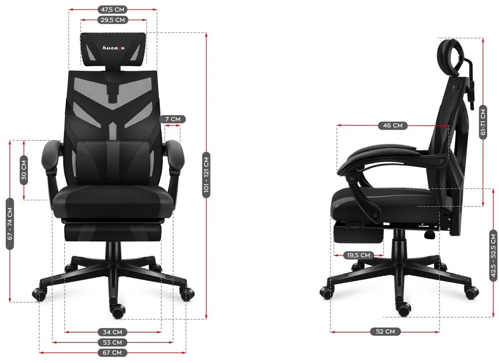 Fotoliu gaming Cruiser 5 (negru). 1087450