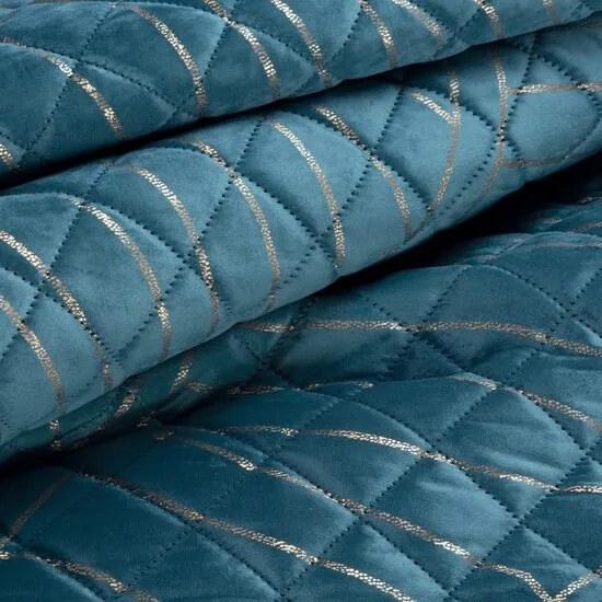 Cuvertură de design turcoaz inchis Lăţime: 220 cm | Lungime: 240 cm