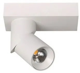 Spot LED aplicat directionabil design modern Santos Round alb ZZ AZ3508