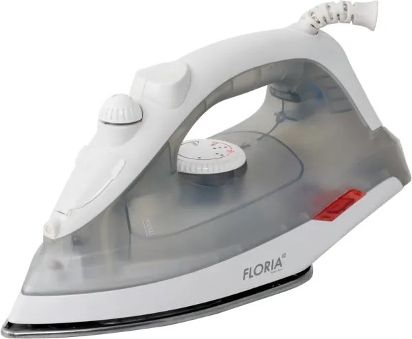 Fier de calcat Floria ZLN2878 Gri,1600W, talpa ceramica, temperatura reglabila