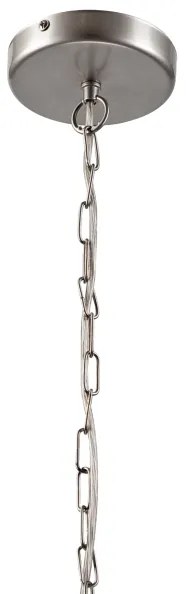 Lustră pe lanț GINA 5xE27/60W/230V crom