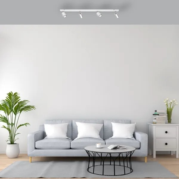 Spot LED TUNE 4xGU10/4,8W/230V crom mat/alb