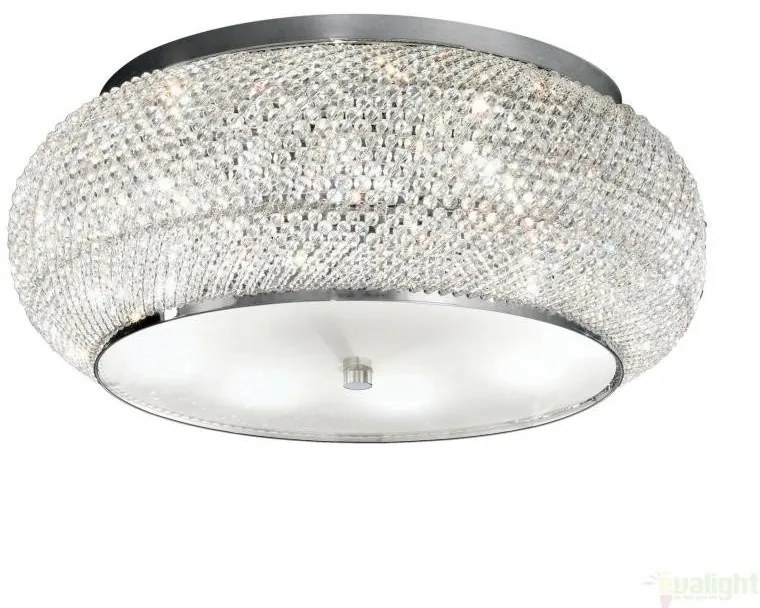 Plafonier modern diametru 55cm, Pasha PL10 Cromo 100746